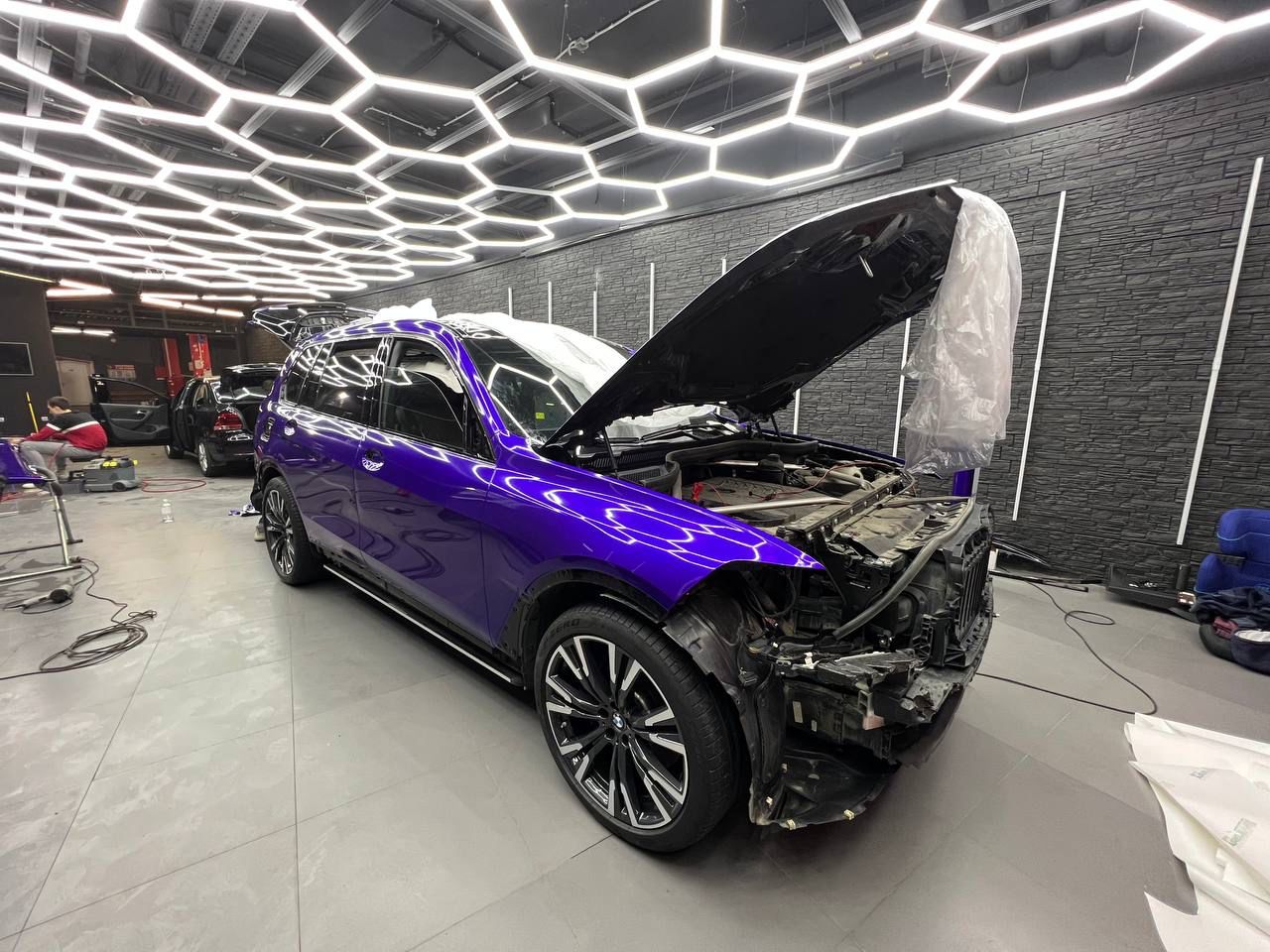Bentley Bentayga оклейка винилом
